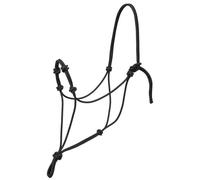 Weaver Leather Silvertip Four Knot Rope Halter, Black