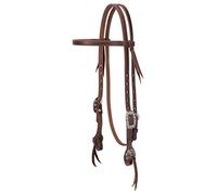 Weaver Leather Work Tack Jw B/BND Hdstl, Testiera Diritta per frontalino con Accessori Floreali Unisex, 1 Count (Pack of 1)
