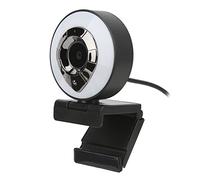 Web Camera, 1080P HD USB 2.0 Cambia Manualmente la Luce Webcam per PC, Messa a Fuoco Automatica, 360 ° Ruotabile, 30FPS Pro Streaming Web Camera per PC Laptop Desktop Videochiamate