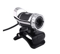 Web Camera PC Camera Web Camera,USB 2.0 0.3M Pixels Clipon Webcam Web Camera HD 360° Rotating Stand Builtin Microphone PC Camera for PC Gaming Mice (Argento)