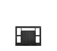 Web Convenienza Madia con 2 Ante - Made in Italy - Credenza Contenitore Collezione Rimini per Soggiorno, Cucina, Ingresso e Sala da Pranzo Mobile Design moderno, originale e spazioso - Nero Frassinato