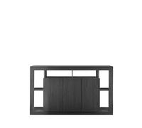 Web Convenienza Madia con 3 Ante - Made in Italy - Credenza Contenitore Collezione Rimini per Soggiorno, Cucina, Ingresso e Sala da Pranzo Mobile Design moderno, originale e spazioso - Nero Frassinato