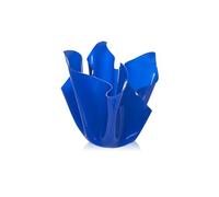 Web Convenienza Vaso di Design Flag Slim in Plexiglass Blu - per Soggiorno, Ingresso, Camera da Letto, Studio, Ufficio e Sala d'Attesa