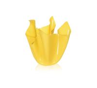 Web Convenienza Vaso di Design Flag Slim in Plexiglass Giallo - per Soggiorno, Ingresso, Camera da Letto, Studio, Ufficio e Sala d'Attesa