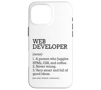 Web Developer Definizione di lavoro Personalizzato Divertente Custodia per iPhone 16 Pro Max