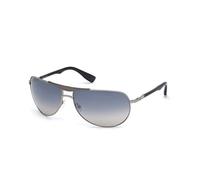 WEB Eyewear WE0273 Gafas, Shiny Light Ruthenium/Smoke Mirror, 66 para Hombre