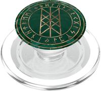Web of Wyrd - Matrice del destino e Rune Norse Futhark PopSockets PopGrip per MagSafe