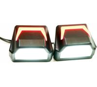 Web Truck 2 x Lampada da targa LED Neon 12 V 24 V con omologazione E Lampada da targa Auto SMD Posteriore Coppia