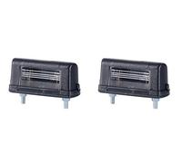 Web Truck BUL BARS Set di 2 luci per targa, 12 V, 24 V, con marchio di omologazione E, luci targa, targa, auto, posteriore, coppia di camion, auto