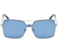 Web We 0201 Occhiali Da Sole Donna Argento Mascherina Blu