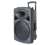 WEB world electronic business Cassa acustica amplificata 12” Bluetooth con microfono wireless e telecomando - 40,5x34,7x61,9 cm