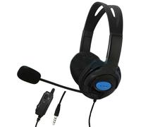 WEB world electronic business Cuffie Gaming Jack 3.5mm Microfono Regolabile Audio Stereo Extra Bass Volume Remoto Cavo 2.5m