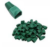 WEB world electronic business Set 40 Pezzi - Copriconnettore per Plug RJ45 - Gommini di Protezione Verde - Compatibile con Cavi Ethernet UTP e STP - Materiale Isolante