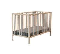 Webaby - Lettino bambini legno ONE - Faggio natural - 60 x 120-124 x 64,5 x 82 cm