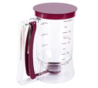 Webake Distributore manuale per pastella per pancake, 900 ml, separatore manuale per cupcake, waffle, muffin, crepes e torte