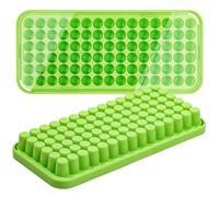 Webake Mini stampo per cubetti di ghiaccio in silicone con coperchio, 2 pezzi, 1,2 cm, piccolo stampo per cubetti di ghiaccio per birra, cocktail, whisky, acqua, soda, frutta