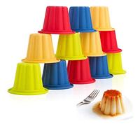 Webake - Pirottini in silicone per muffin e cupcake, confezione da 12