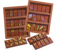 Webake Stampo in silicone olografico per cioccolatini, confezione da 2 pezzi