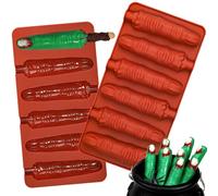 webake Stampo in silicone per dita di Halloween, 2 pezzi, per cioccolatini, Halloween, per feste di Halloween