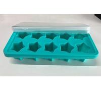 Webake Stampo per cubetti di ghiaccio in silicone a forma di stella, 2