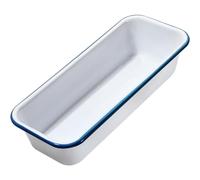 webake Teglia per pane smaltata, rettangolare, per torte, pane tostato, 32 x 13 x 7 cm