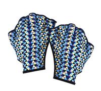 Webbed Swim Glove, Aqua Training, 1 to 3 cm Difference in Size | With Silicone Water Fitness Gloves, Webbed Palm Swim Aid, Hydrodynamic Sports Glove, Surf Training Gloves for Men Women Use