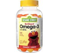 Webber Naturals Omega-3 con DHA, Gusto Arancia e Limone, Supporta la Salute di Cuore, Cervello e Articolazioni, 120 Gomme