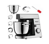 WEBBER SM16 ROBOT DA CUCINA, 2000 W, capacità ciotola 5,2 l, Argento