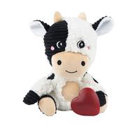 Webbox Colby the Cuddle Cow, peluche e super morbido cucciolo e cane giocattolo con battito cardiaco per ansia da separazione