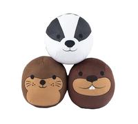 Webbox Wildlife Friends Squishies - Peluche Squeaky & Super Soft Dog Toys (3 pezzi)