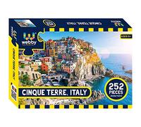 Webby Puzzle Cinque Terre Italia | 252 Pezzi | 43x29 cm | Puzzle Stimolante per Bambini e Famiglie | Sviluppa Logica, Concentrazione & Motricità | Perfetto dai 6 Anni