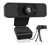 Webcam 1080P con microfono, Boswell 2020 Aggiornato 5 Megapixel Full HD PC Desktop o Laptop Webcam, 5 Millon Lens Streaming USB PC cam, Stream Cam per videochiamate con treppiede girevole flessibile
