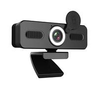 Webcam 1080P HD Webcam Computer con microfono USB PC Web Camera Grandangolo 120 gradi con luce di riempimento Unità gratuita per la registrazione Chiamate Conferenze Gioco Compatibile con Windows