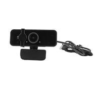 Webcam 1080p, Telecamera Web Regolabile Full HD con Microfoni Che Annullano il Rumore, Testa Rotabile, Plug e Play, per Videochiamate, Conferenza