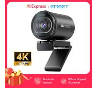 Webcam 4K 1080P 60FPS Streaming Web Camera EMEET S600 Autofocus Living Stream Camera con microfoni e copertura privacy per Tiktok/YouTube