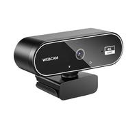 Webcam 4K - Fotocamera streaming, autofocus 2160p | Fornisce video, migliora la presenza, assicura immagini vivaci, fornisce audio chiaro, perfetta per zoom, squadre