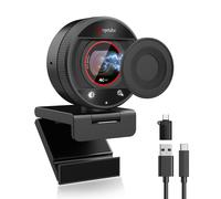 Webcam 4K per PC Videocamera Streaming 1080P@60FPS con Autofocus PDAF AI Noise