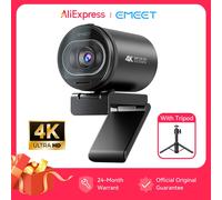 Webcam 4K Streaming Web Camera 1080P 60FPS EMEET S600 Autofocus Living Stream Camera con microfoni e copertura privacy per Tiktok/YouTube