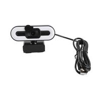 Webcam 4K USB MtLavishishing con microfono e illuminazione integrati 5 milioni di pixel per videochiamate streaming diretta videoconferenze insegnamento online risoluzioni 2560x144