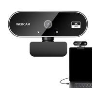 Webcam 4K - Webcam 4K per PC | Webcam con microfono | Videocamera con monitor wireless Ultra HD | Per conferenze Webcam chiamate aziendali riunioni computer portatile