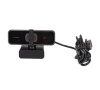 Webcam con microfono a cancellazione di rumore 1080P con regolazione automatica della luce, copertura per la protezione della privacy, webcam USB