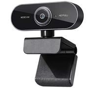 Webcam con Microfono, Fotocamera in Streaming 1080P Full HD per PC/Mac/Laptop, Plug And Play USB Wide Angle Web Cam per Youtube, Skype, Zoom, videochiamata Xbox One, Studio e conferenza