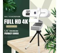WEBCAM CON MICROFONO full HD 1K 2K 4K con treppiedi VIDEOCAMERA SMART WORKING