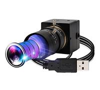 Webcam con obiettivo varifocale 550mm 5 Megapixel USB fotocamera HD 2592X1944 15fps USB con fotocamera Aptina sensore webcamera con mini custodia in alluminio per Android Windows Linux PC Mac,