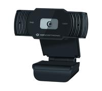 WEBCAM CONCEPTRONIC AMDIS04B, 1920x1080 a 30fps, 1280x720 a 30fps, CMOS, Nero