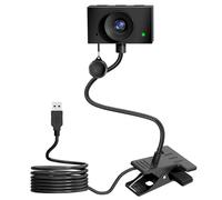 Webcam di contatto visivo con microfono per PC, webcam centrale 1080p per Mac, fotocamera centrale a 95°, fotocamera per computer USB Plug & Play FaceTime