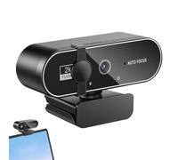 Webcam For PC, 2K Laptop Web Camera With Microphone, Streaming Meeting Webc | Video Conferencing Webcam For Students Professionals Streamers Gamers Teachers Freelancers Home Office Apartment Dorm Travel