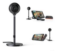 Webcam HD 1080P, per Switch 2, con supporto regolabile, base antiscivolo per streaming e gioco