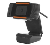 Webcam HD 720P 1080P nera, fotocamera, videocamera HD, videoconferenza per laptop per chat video portatile(black)