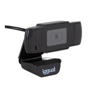 Webcam iggual IGG318980 HD 720p USB Grandangolo 90° Microfono Integrato